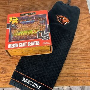 Oregon State Beavers 500 piece Puzzle & Golf Towel